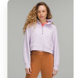 Lululemon Lavender Dew Funnel Neck Scuba